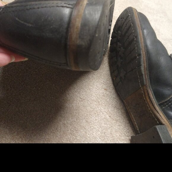 Men's Red Wing Black Leather Boots, 9014, US 8.5 - Picture 6 of 9